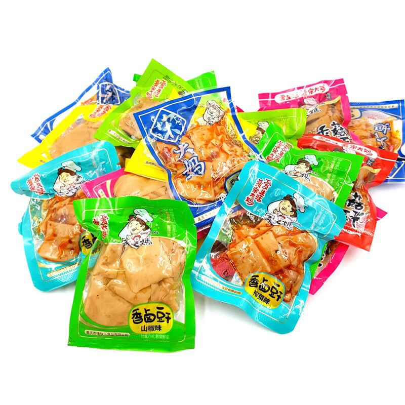 豆干 一袋装尽五湖四海味，香辣麻辣卤香总相宜
